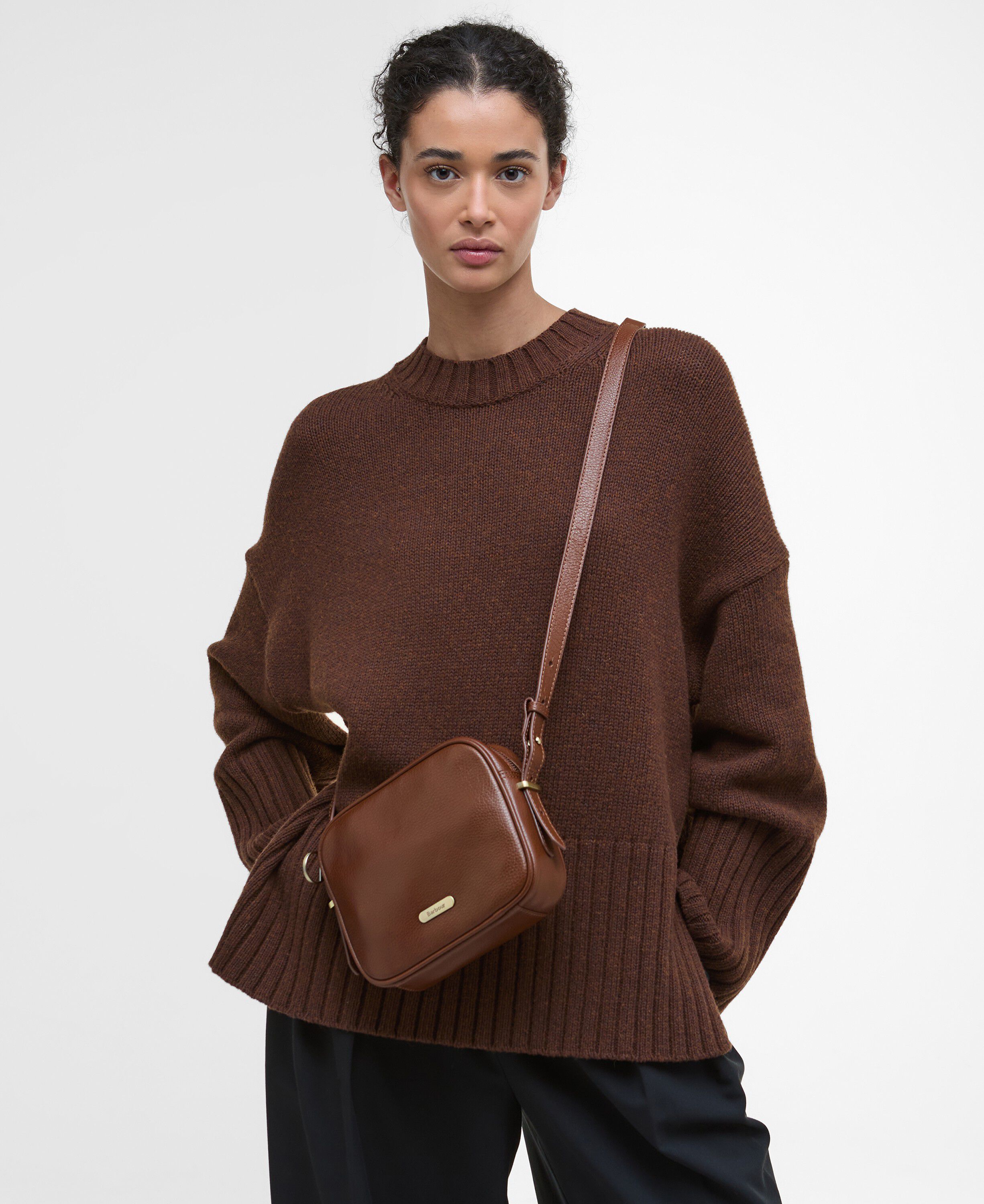 Barbour Daphne Leather Crossbody Bag