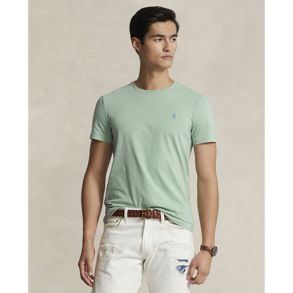Custom Slim Fit Jersey Crewneck T-Shirt