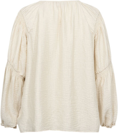 Curvy WA-CAYSA 7 Bluse Creme
