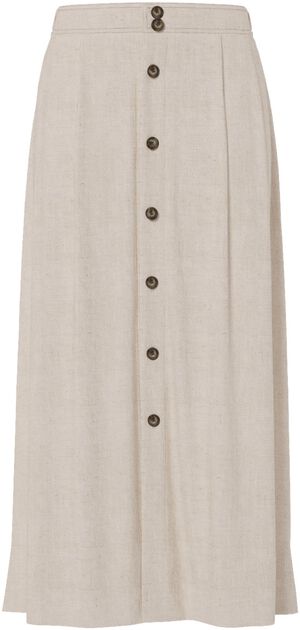 YASUSUMA HW LINEN BLEND LONG SKIRT