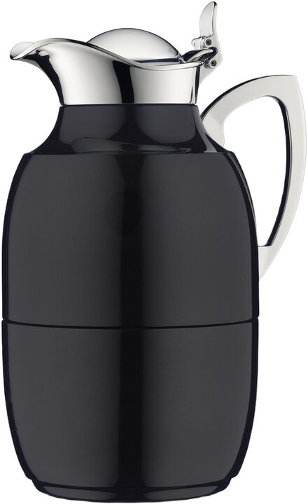 Termokande Juwel 1 liter Blank sort Rustfrit stål