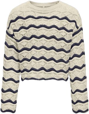 KOGDONNA LS O-NECK STRIPE STRUCTURE