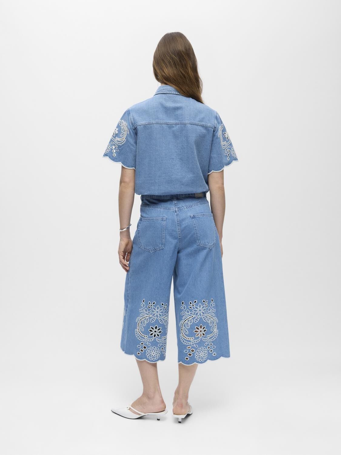 OBJIDDA BERMUDA DENIM SHORTS 144