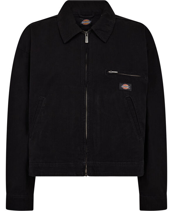 NEW CANVAS JACKET STONE WASHED BLAC