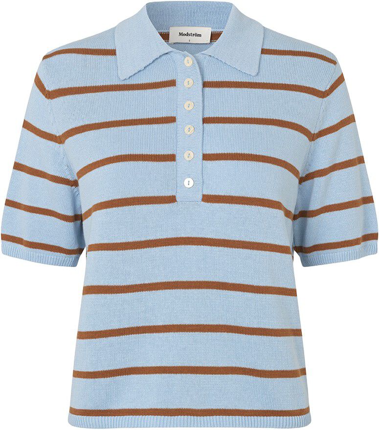 Malvamd SS stripe polo