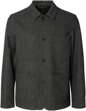 SLM-LANDON WOOL BLEND HYBRID BLAZER