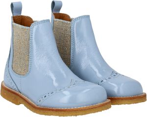 Chelsea st&oslash;vle med dekorativt brogue hulm&oslash;nster