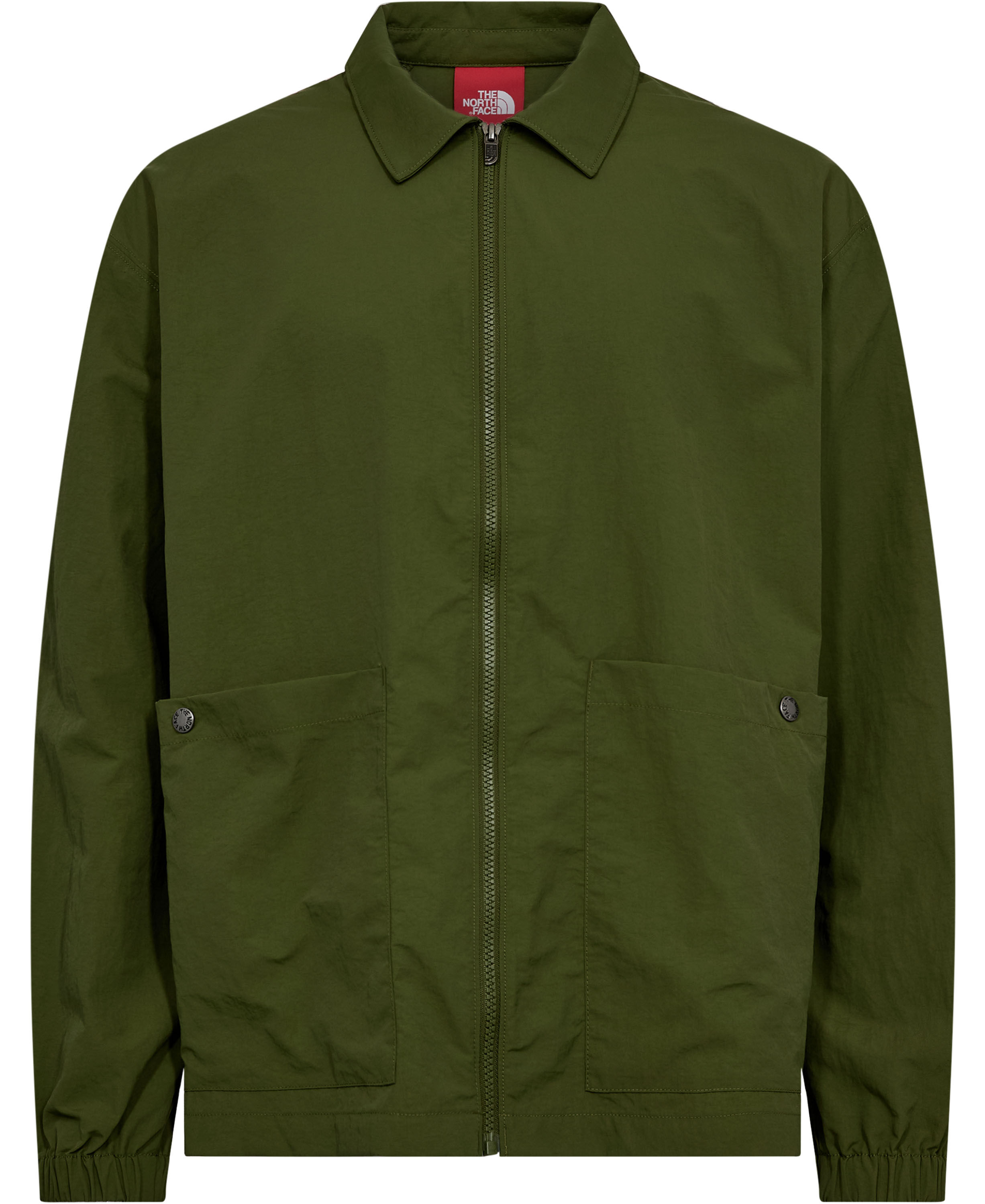 M TNF Red Box Nylon L/S Shirt WOODL