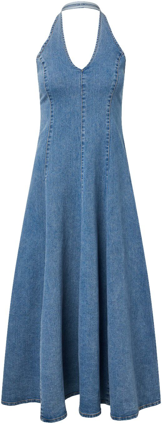 PCFRANNA SL HALTERNECK DRESS DNM D2