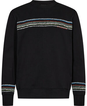 MENS REG FIT SWEATSHIRT STRIPES