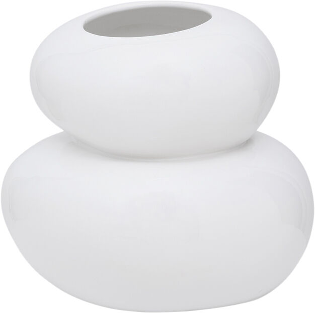 Vase Pebbles white