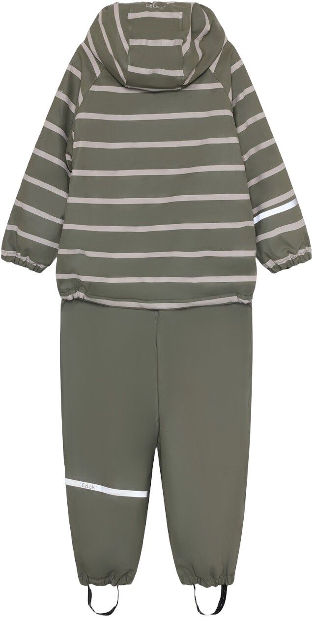 Rainwear Set - AOP, w. fleece