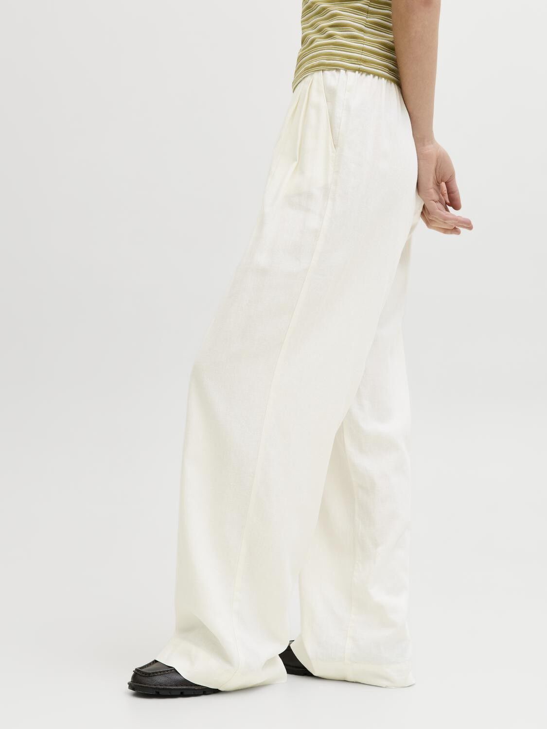 JXALMIRA LINEN BLEND HW PANT WVN LN