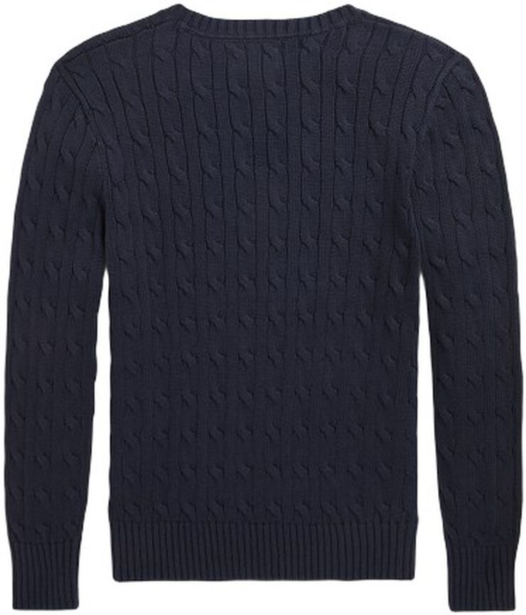 Cable-Knit Cotton Sweater