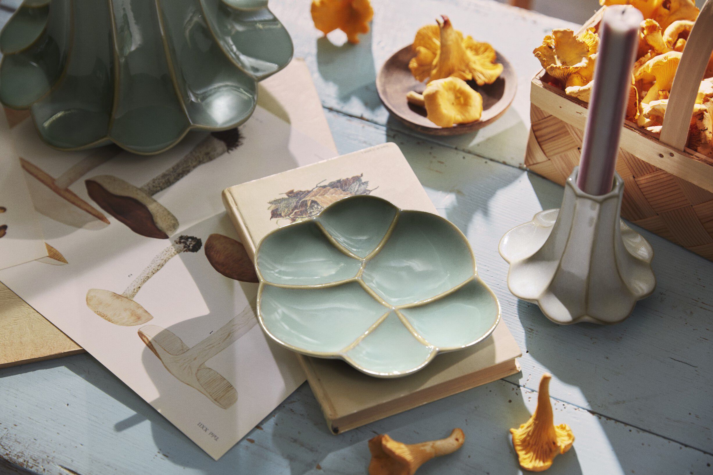 Kantarel Bordfad lille gr&oslash;n