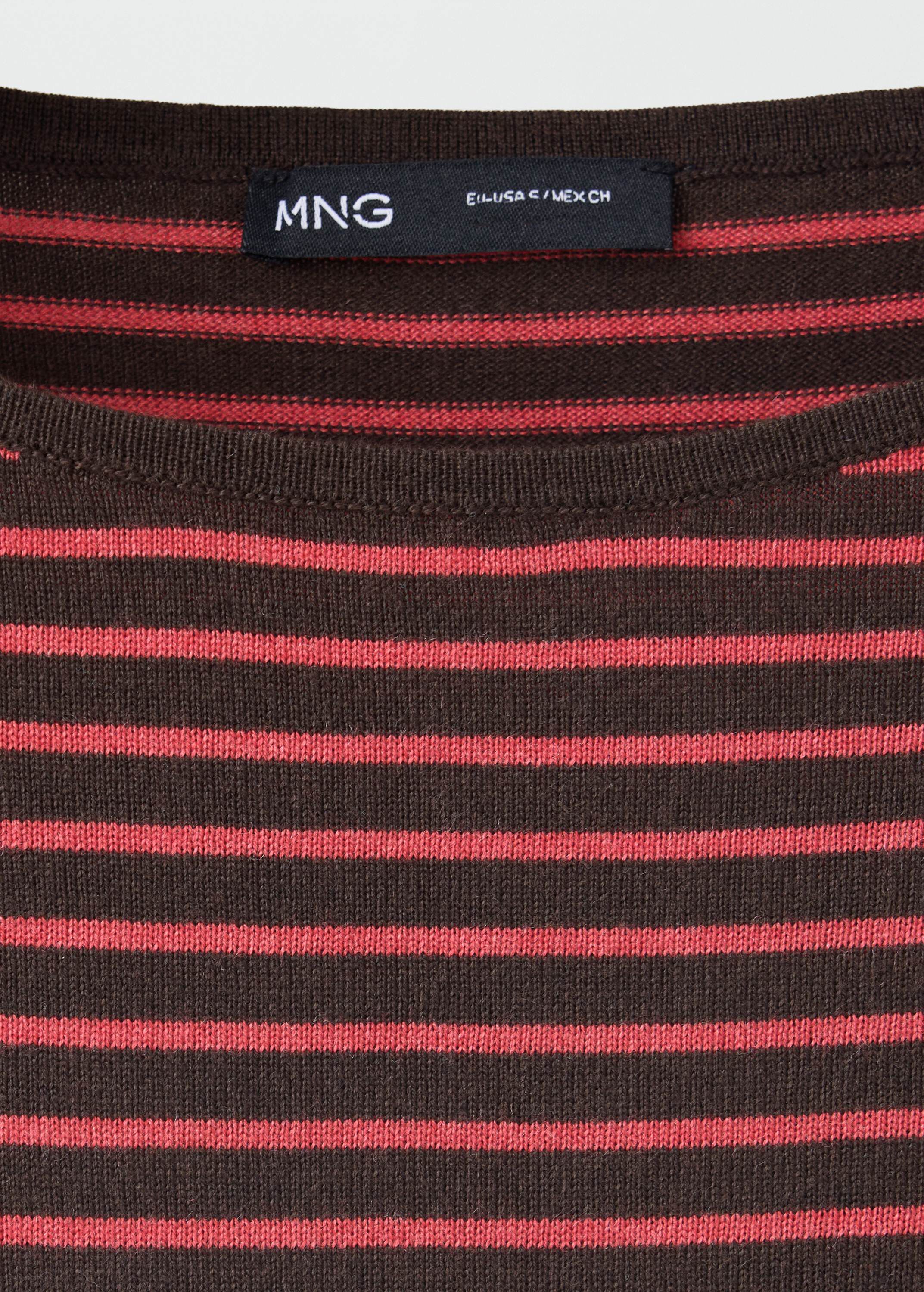 Knit striped sweater
