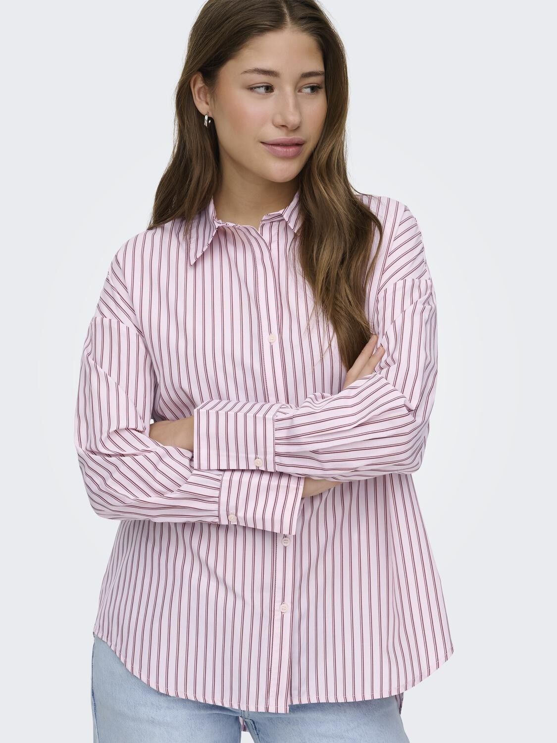 ONLOREGON ALVA LS REG SHIRT NOOS WV