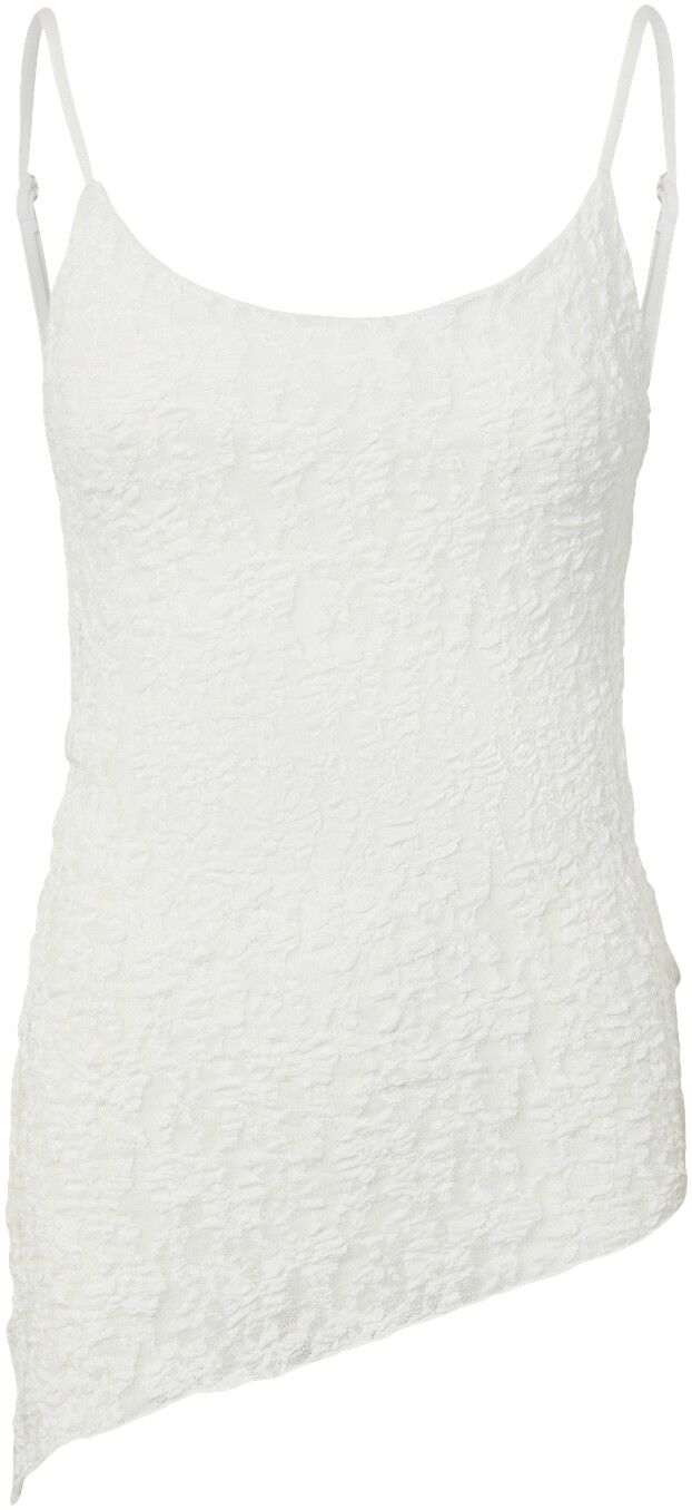 PCARIANA SL ASYMMETRIC LACE TOP D2D