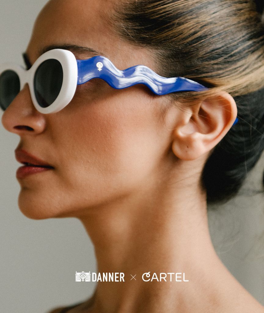 Danner x Cartel Oval Sunnies - Shell/CartelBlue