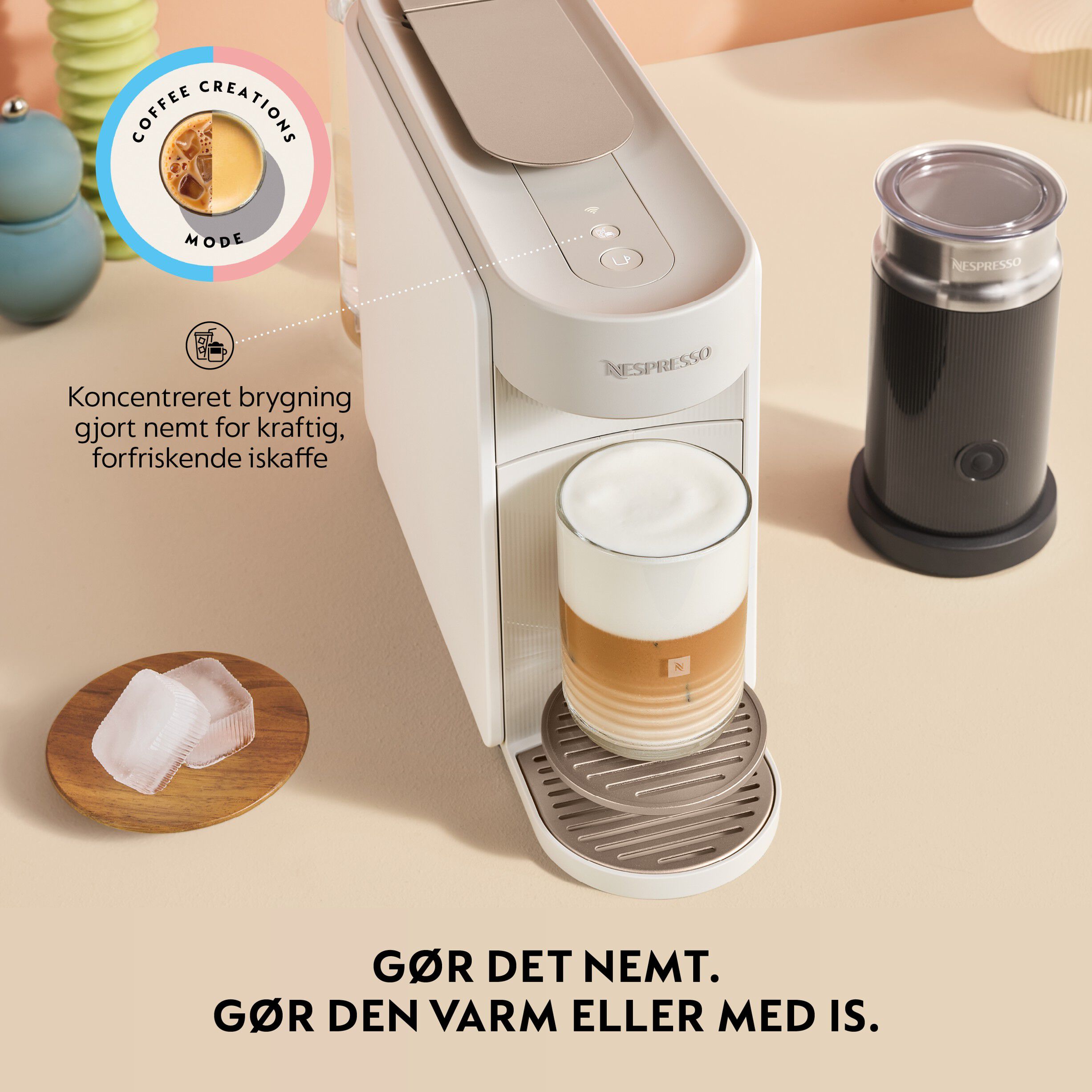 Nespresso Vertuo UP bundle (Hvid)