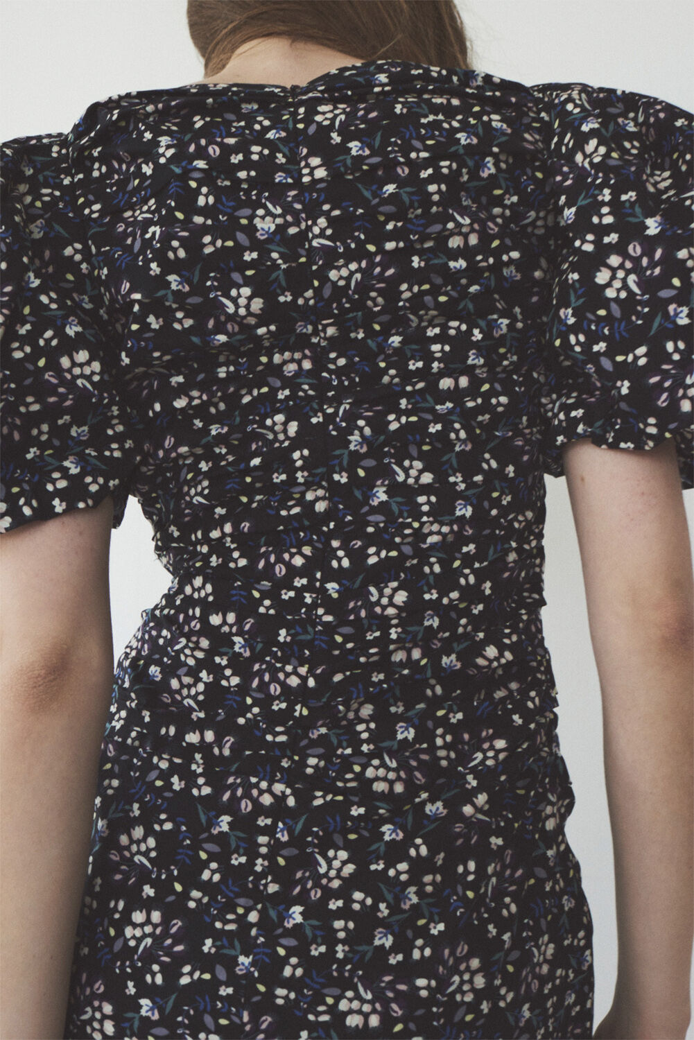 Sandrine Print Puff Dress