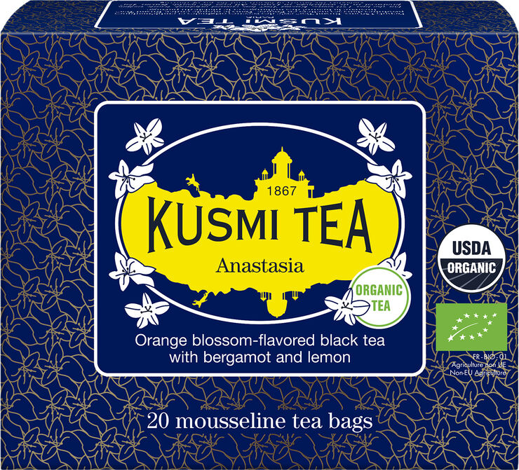 Organic Anastasia - Box of 20 muslin tea bags - 40gr/1.4oz.
