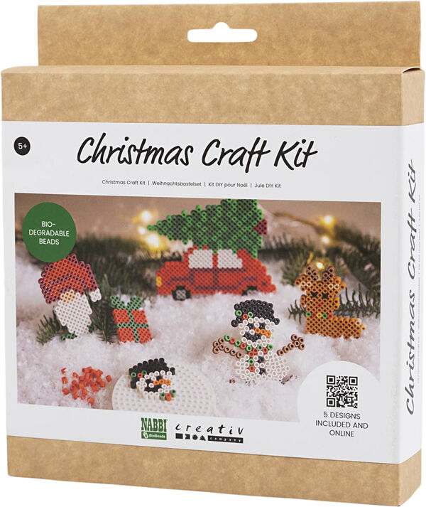 DIY Kit BioBeads , Julebil, rensdyr, snemand, nisse og gave