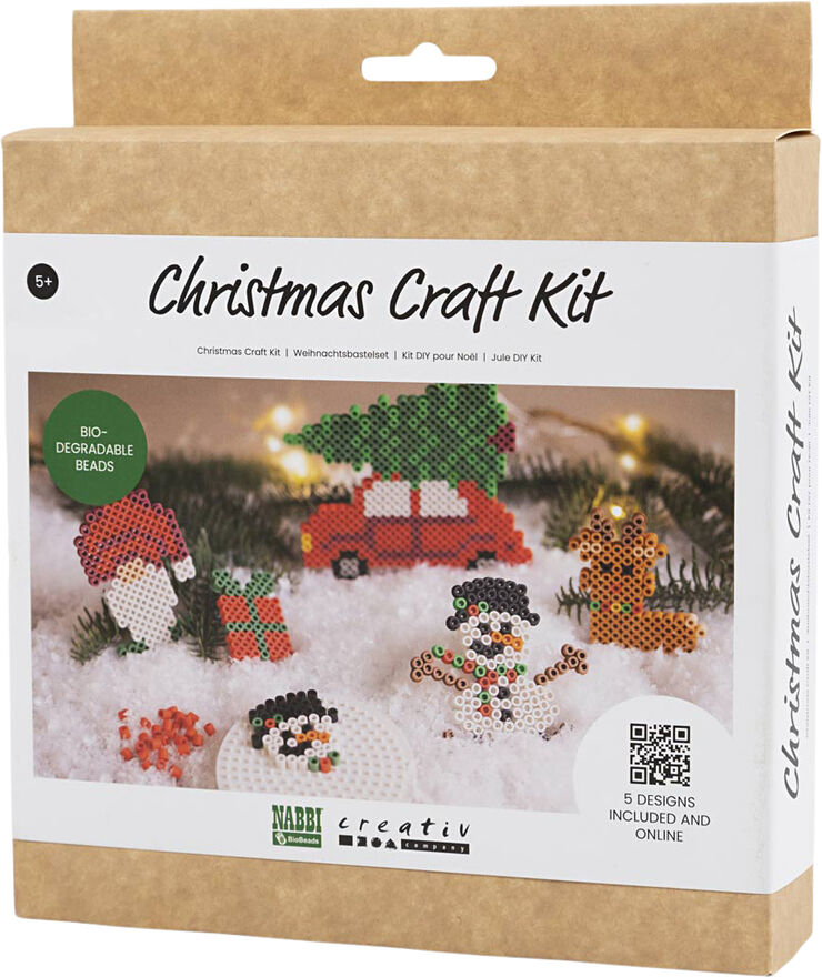DIY Kit BioBeads , Julebil, rensdyr, snemand, nisse og gave