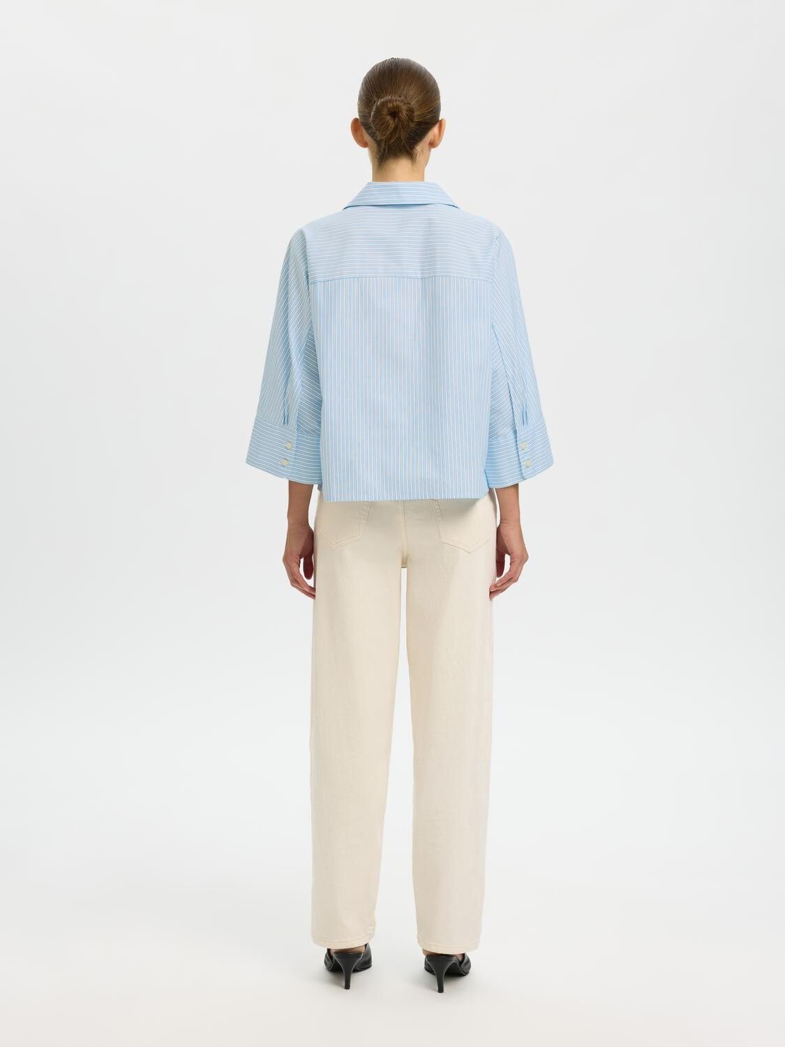 SLFESTER OVERSIZE 3/4 SHIRT B