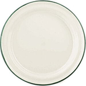 GSI Deluxe Enamelware Plate, Cream