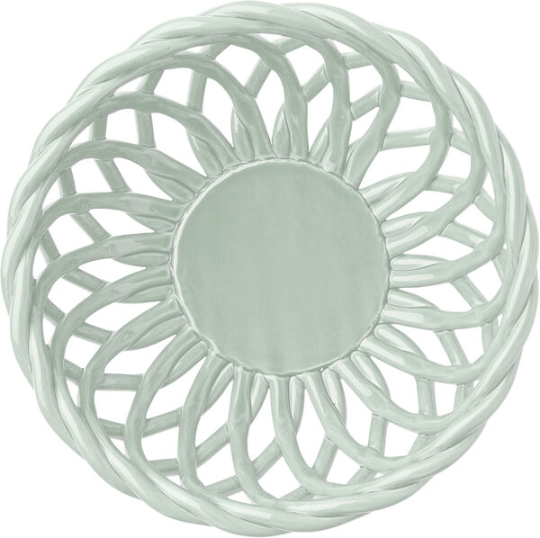 CERAMIC BASKET LARGE LIGHT MINT