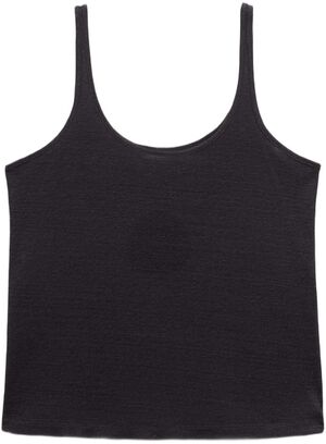 Strappy linen top