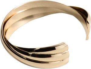 Rigid bracelet with relief