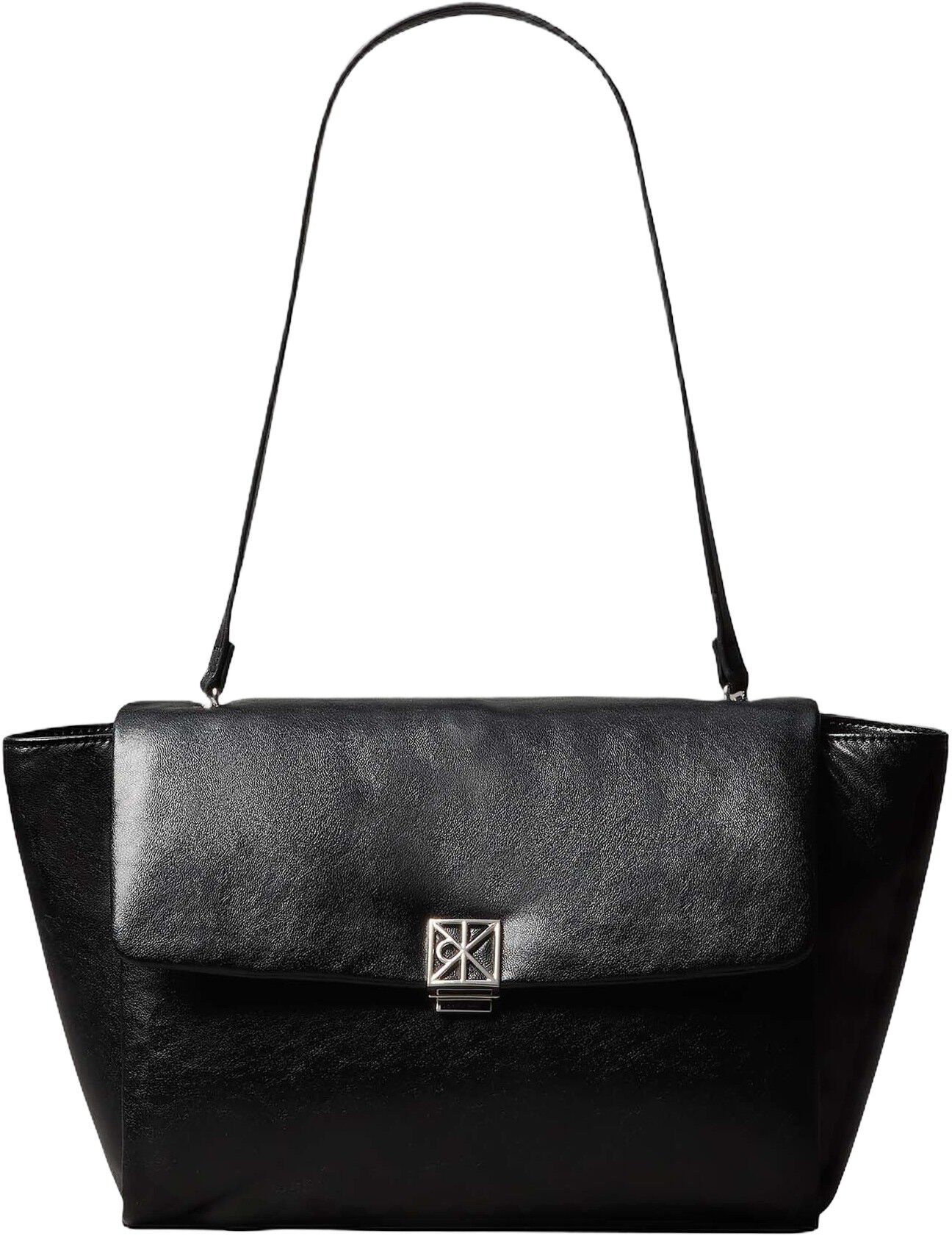 Padded Emblem Hardware Laptop Satchel