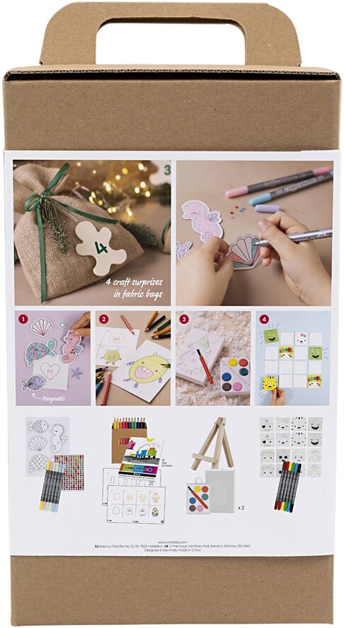 Adventskalender Tegne, Tegne