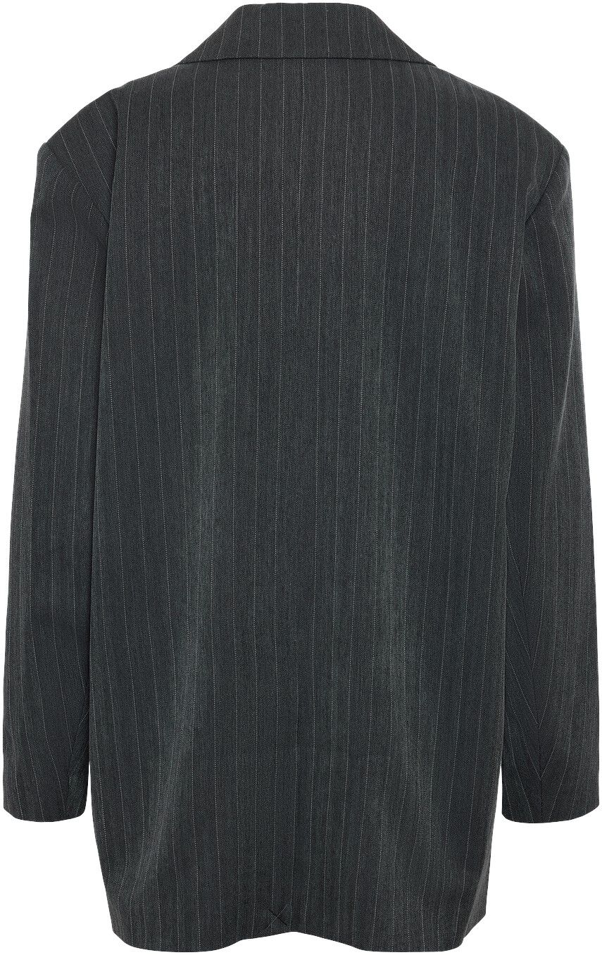 NMCELIA L/S OVERSIZE PINSTRIPE BLAZ