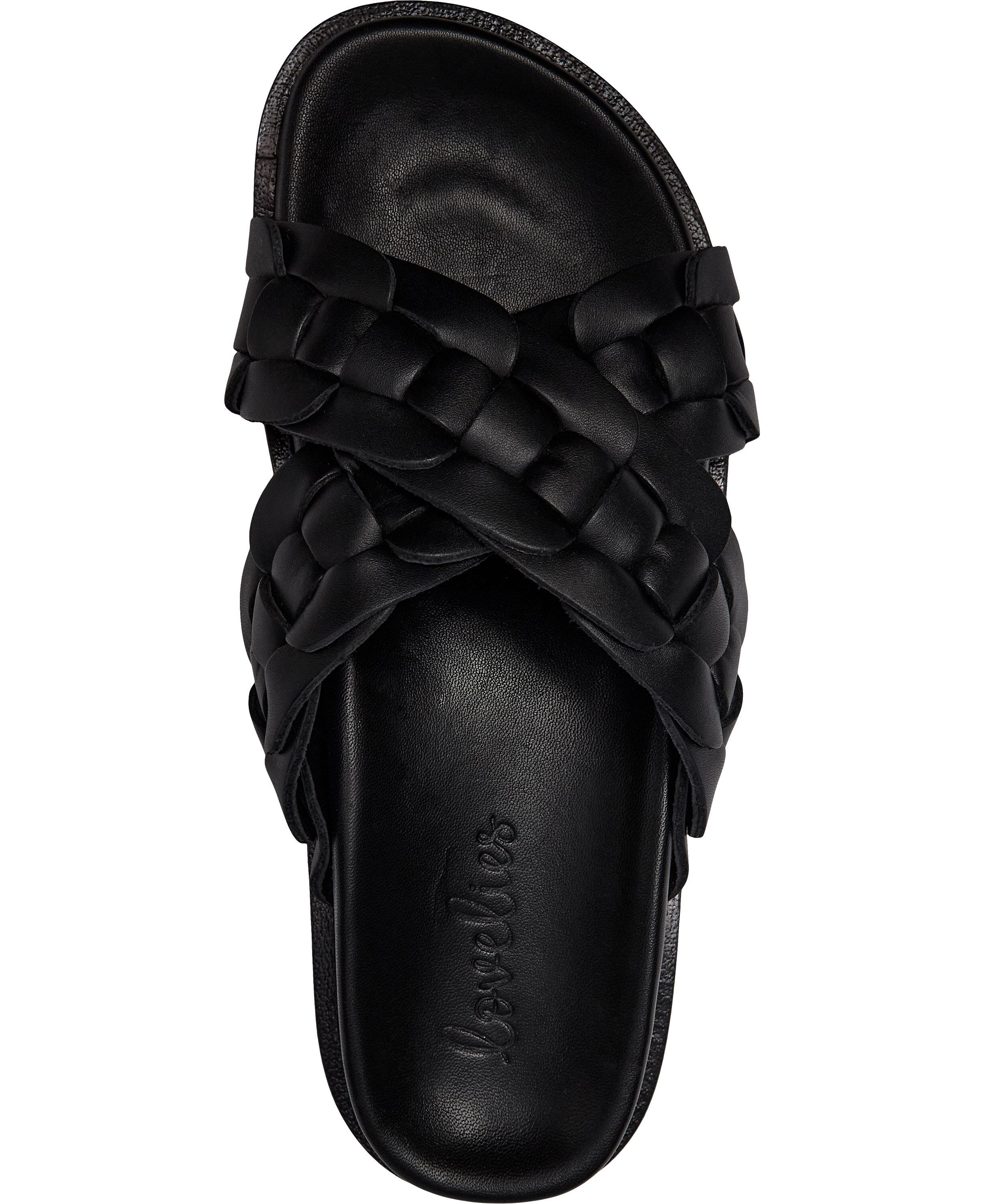 NAPLES - CROSSING STRAPS LEATHER SANDAL