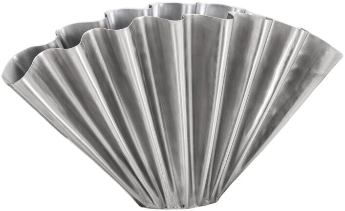 Vase, HDFlood, B&oslash;rstet s&oslash;lvfinish