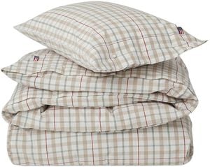 Checked Cotton Poplin Bed Set