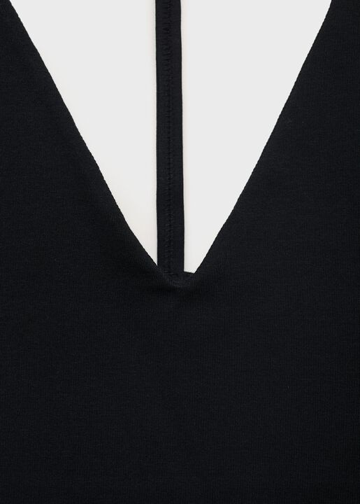 Open-back cotton top