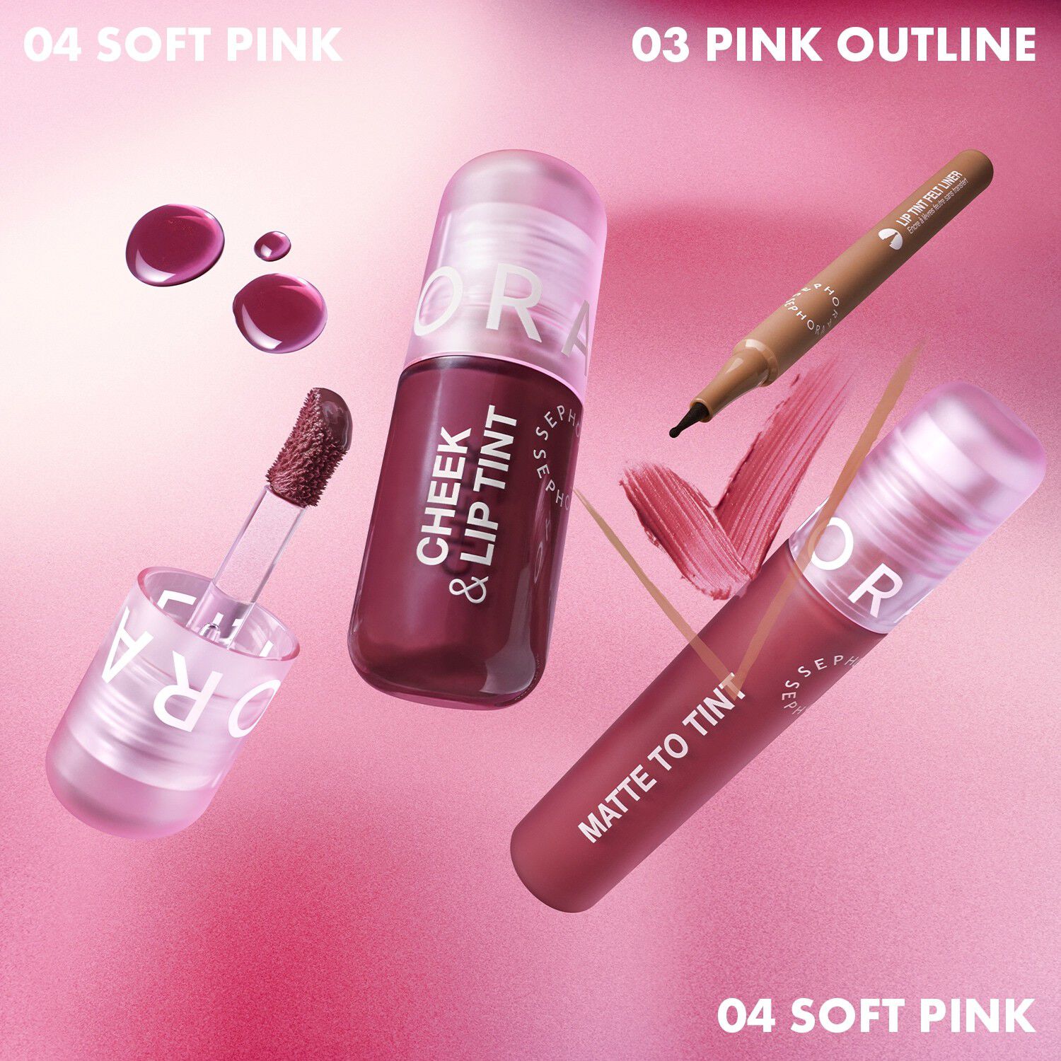Cheek & Lip Tint - Tusch til l&aelig;ber og kinder, der ikke smitter af