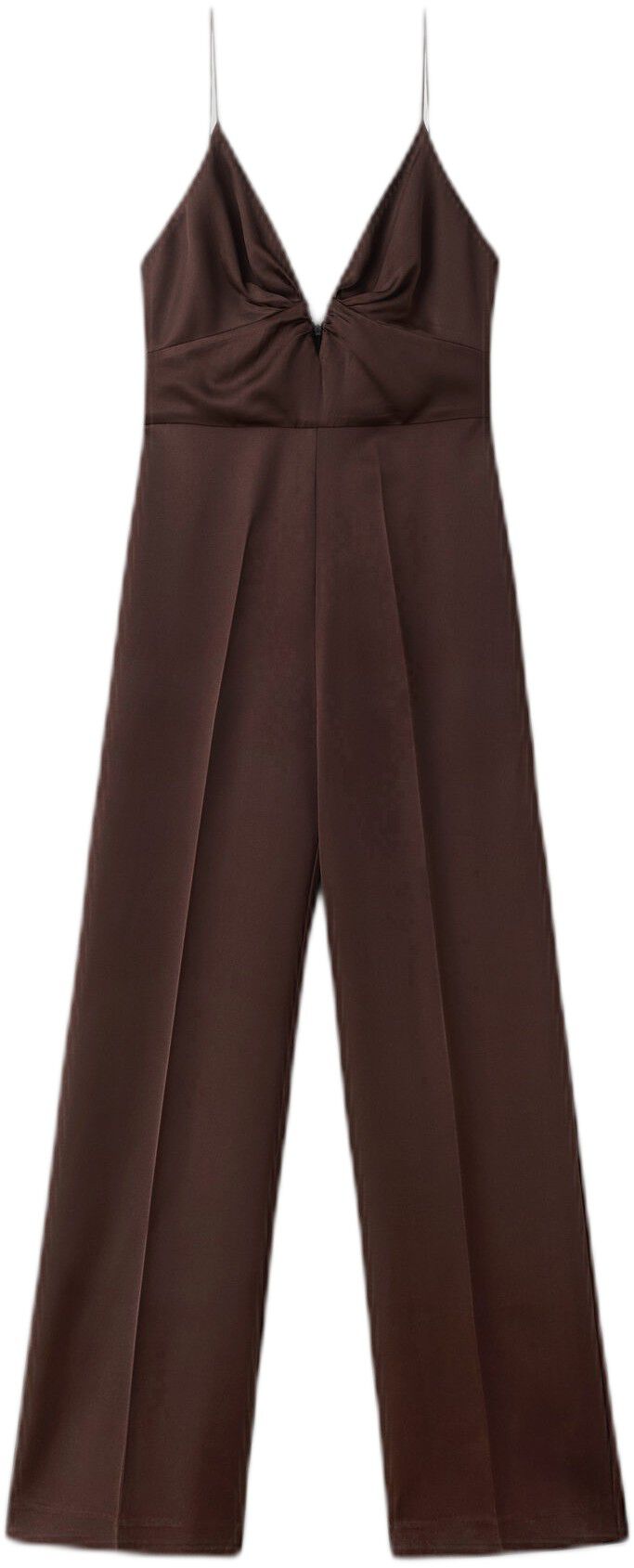 Long jumpsuit with V-neck