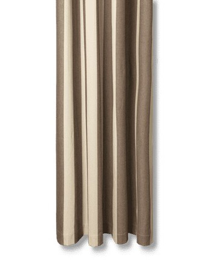 Chambray Shower Curtain - Carob Bro
