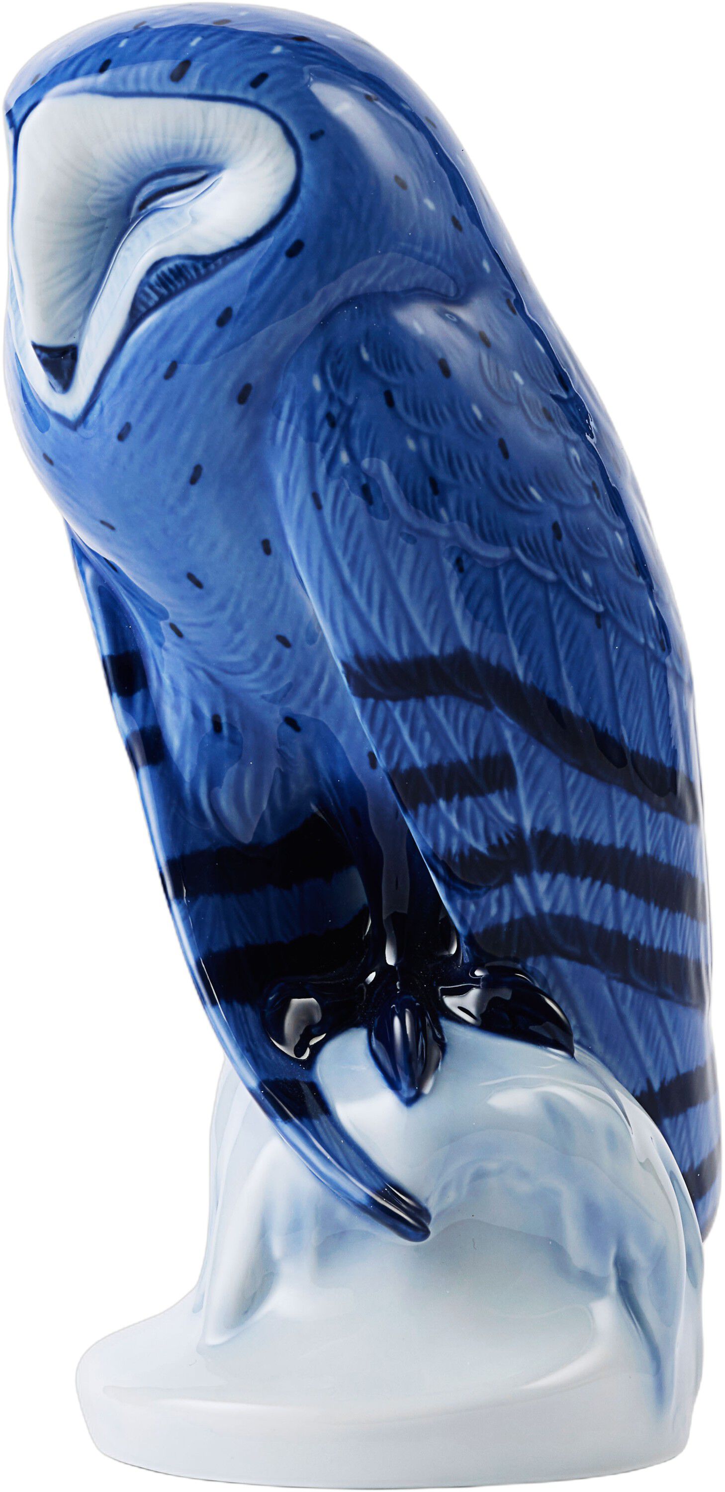 Figurer bl&aring; ugle, 22 cm