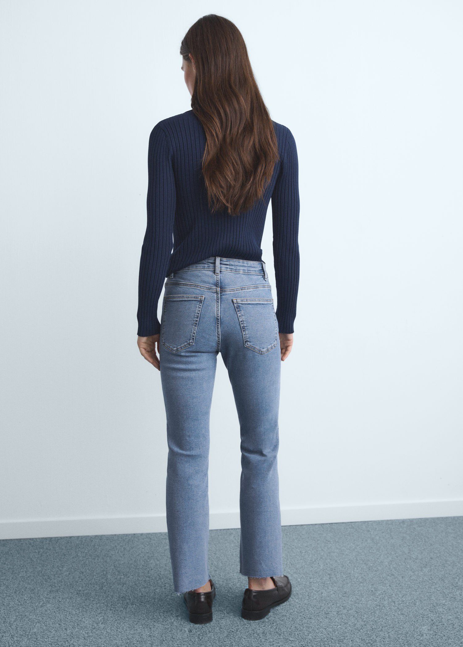 Sienna flared cropped jeans