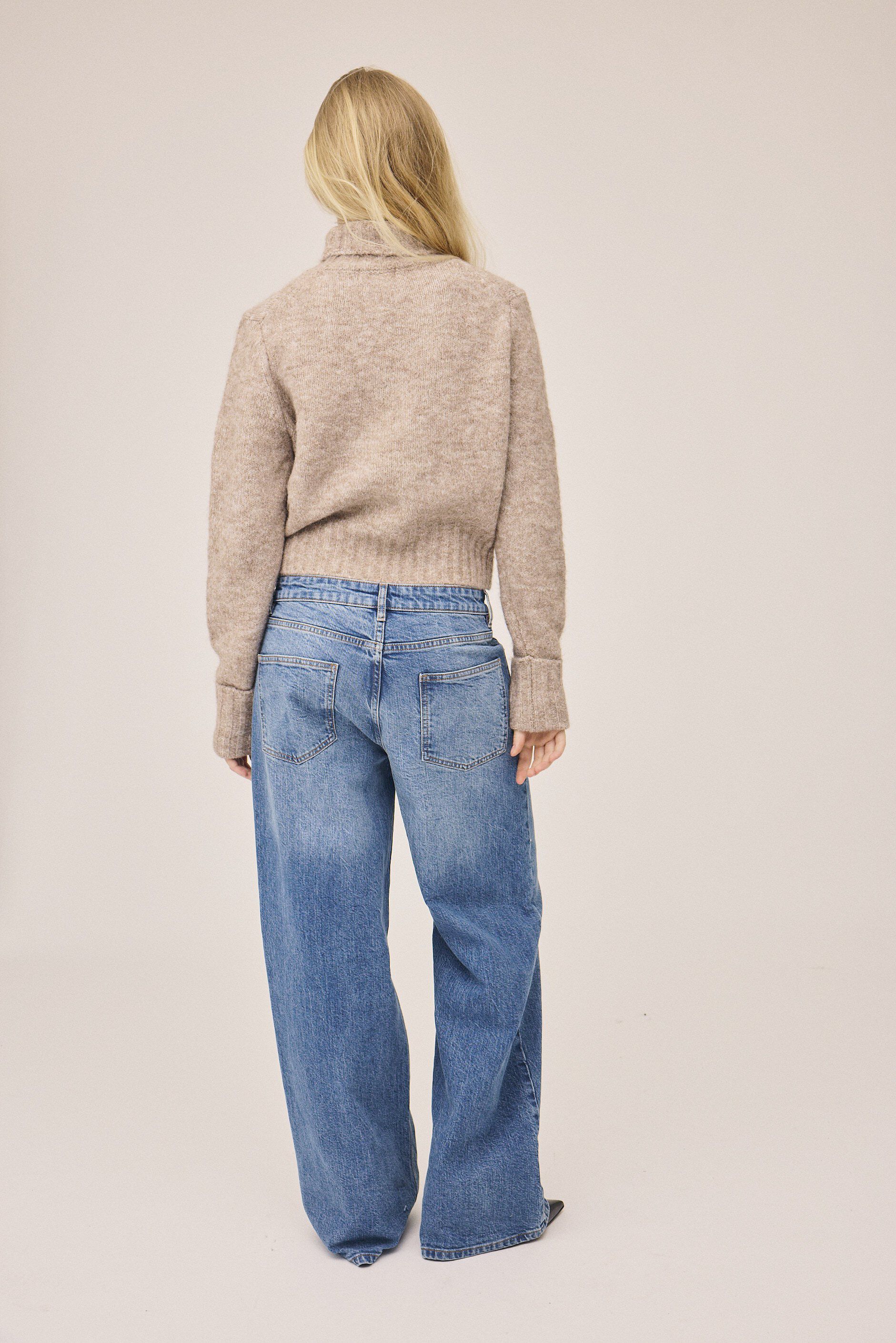 Iselin 1 Highneck sweater - GRS