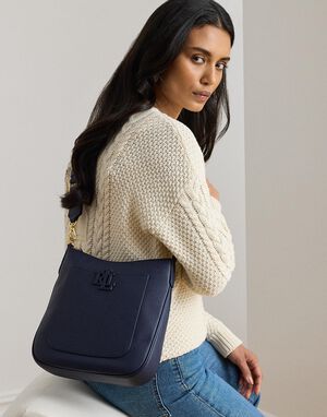 Pebbled Leather Large Cameryn Crossbody