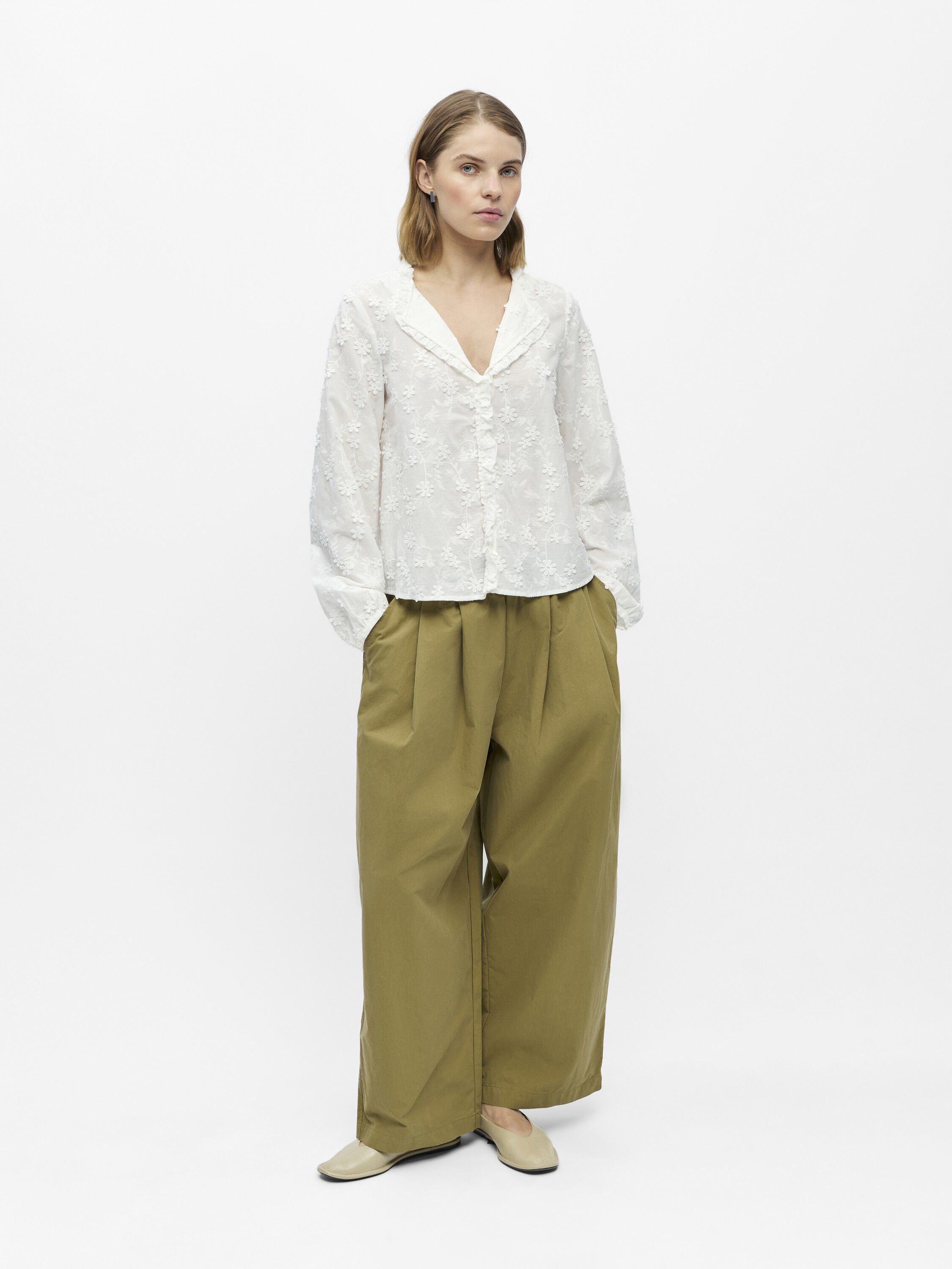 OBJKARLI L/S RE SHIRT NOOS