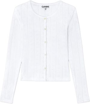 Compact pointelle rib jersey LS But