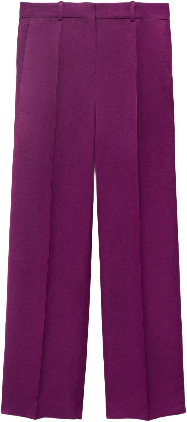 Straight-fit suit trousers
